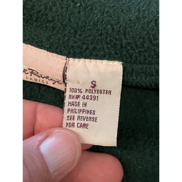 Alpine Ridge Fleece Jacket Womens Small Black Full Zip Pockets Warm Cozy Outdoor - Picture 6 of 6